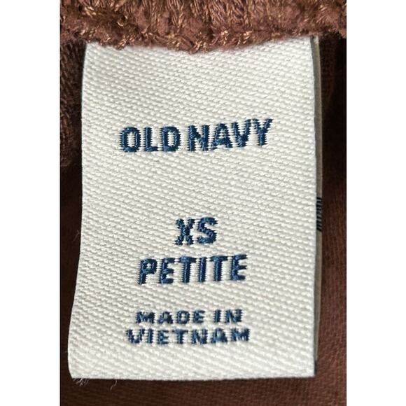 Old Navy Loose Fit Adjustable Strap Wide Leg Brown Jumpsuit XS Petite - Picture 5 of 6